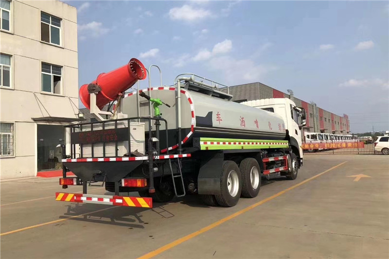 東風(fēng)天龍后八輪20噸噴霧車,國(guó)六綠化噴灑車